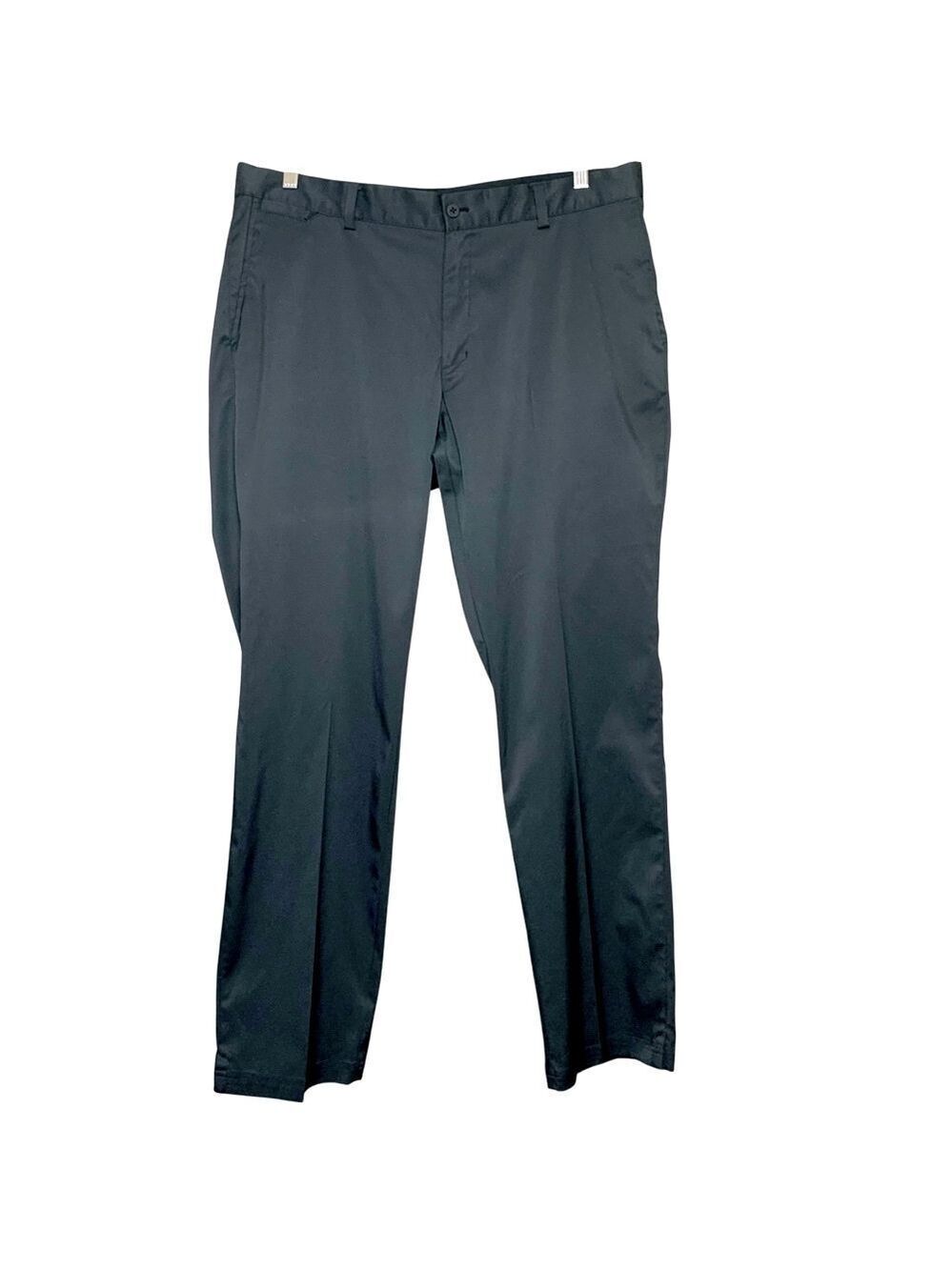 Nike Golf Performance Tour Pant Straight Sz 36x32 Black Charcoal Dri Fit Trouser